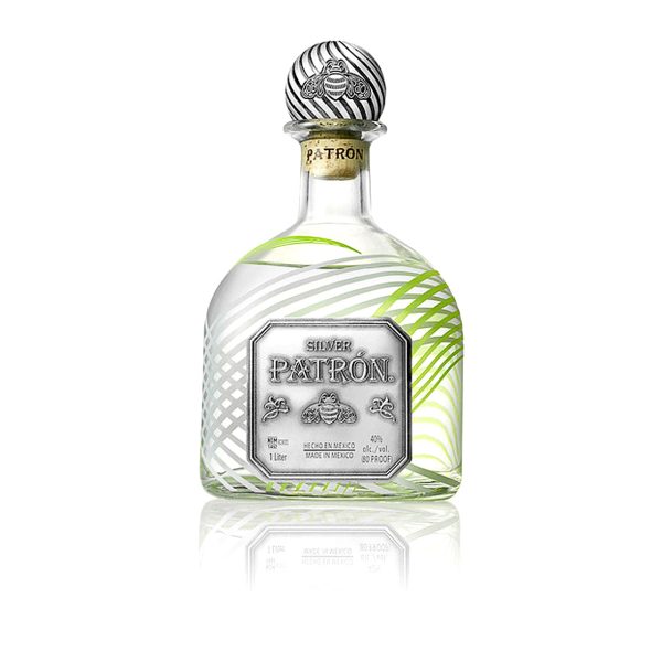 2018 Limited-Edition Holiday Patron Silver 1L. Bottle