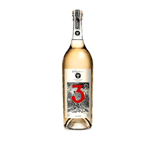 123 Organic Anejo Tequila (Tres) 750ml. Bottle